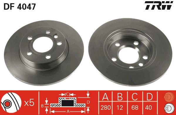 ARKA FREN DİSK TKM - 701615601 - 0986479R91